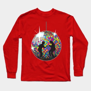 Disco Ball Dancers Long Sleeve T-Shirt